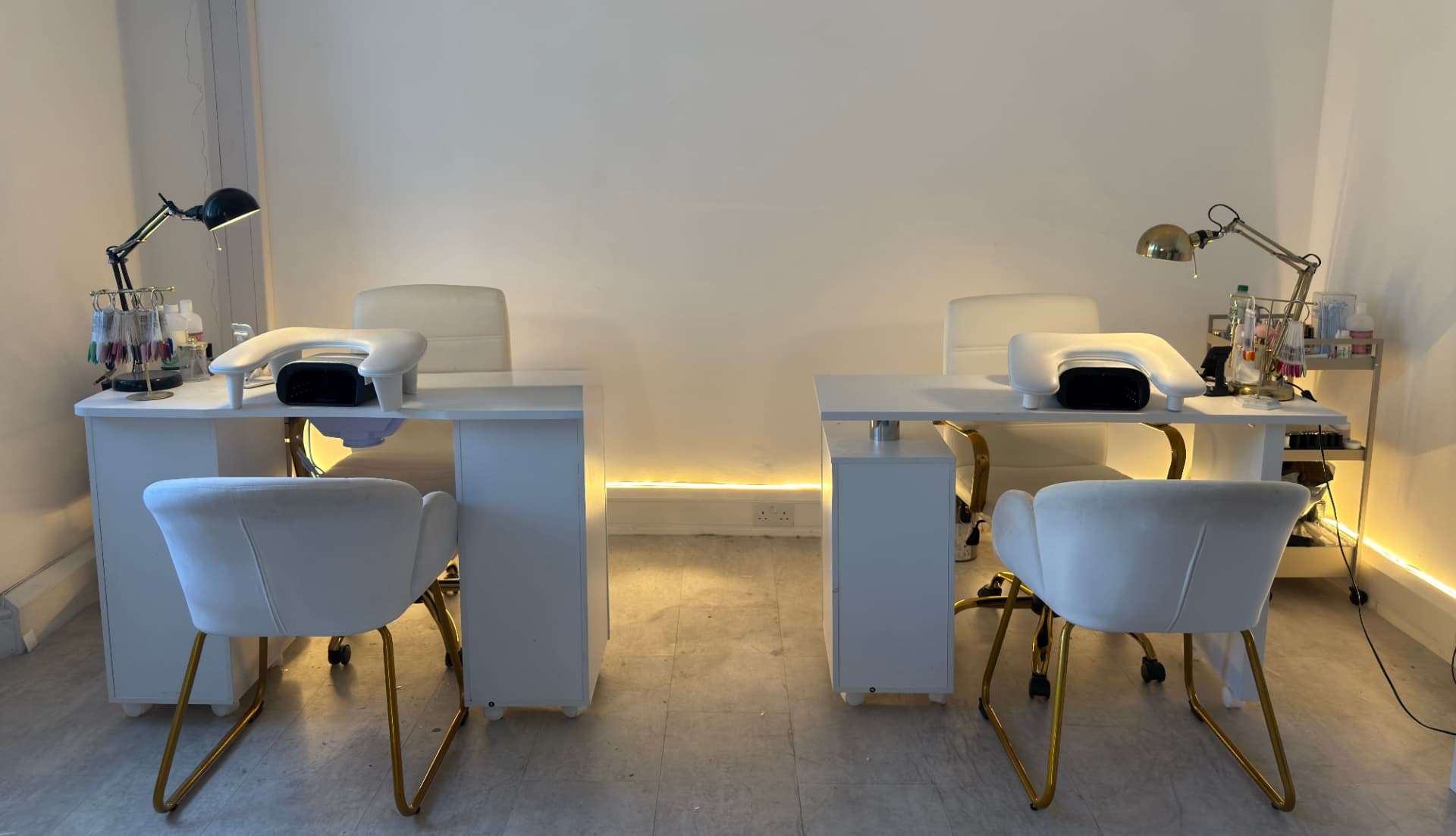 SLX Studio nail workstations in Brighton